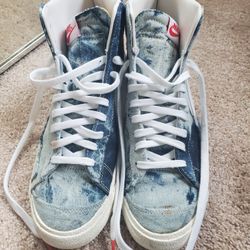Denim Colored Nike High Top