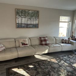 Large Sectional Leather Couch