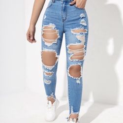 Size 6 Like New Blue Jeans