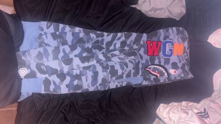 Blue bape hoodie
