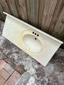 Free marble sink still available
