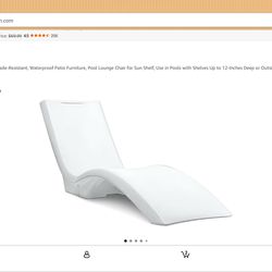 Pool Loungers - White