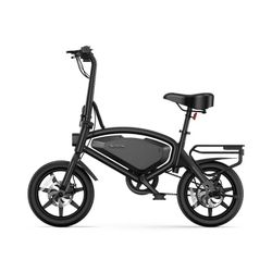 Jetson Adult Axle X 12" Step-Over Electric Folding Bike - Black
