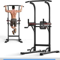 **NEW IN BOX**  ZENOVA Pull Up Bar Dip Station Multi-Function Strength Training Equipment for Men Women Muscle Building 330/500 LBS Weight