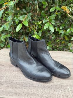 Cole Haan Black Leather Ankle Booties – Women’s Size 10