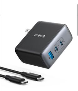 Anker Nano 100W MacBook Charger, 3-Port Fast Compact GaN USB Charger Block
With 1 Pack & 1 Cable
