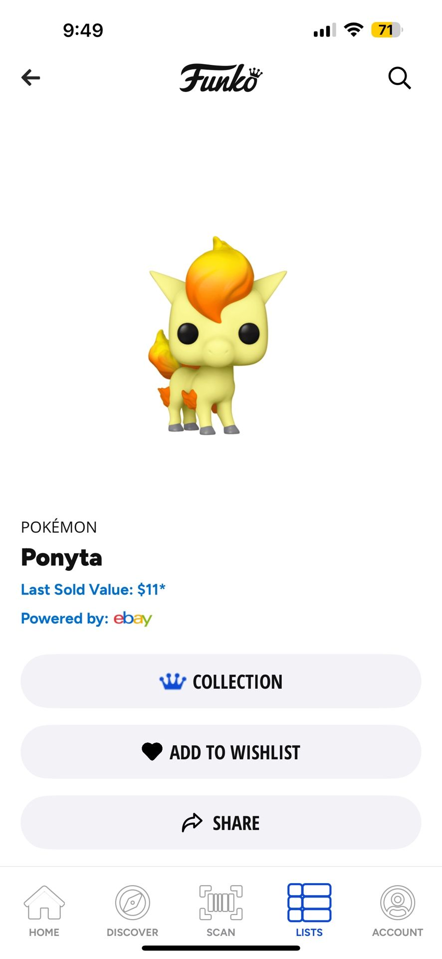 Ponyta funko pop