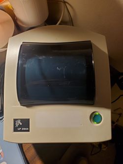 Zebra Model LP 2844 4" Thermal Label Printer