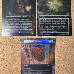 MTG Secret Lair: Uncharted PlayStation Rainbow Foil Card Lot x3