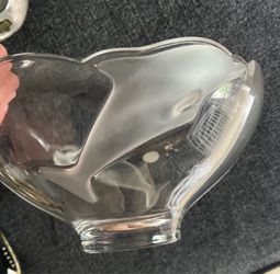 The Lenox Crystal Dolphin Centerpiece Bowl