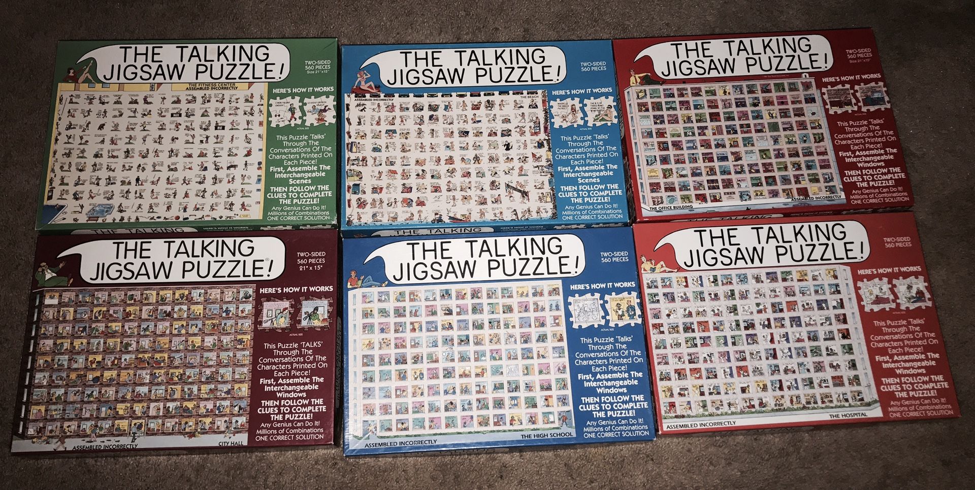 The Talking Jigsaw Puzzle lot