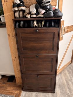 Shoe storage cabinet