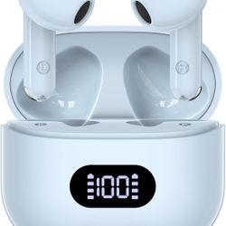 NEW - Wireless Bluetooth Earbuds with LED Display Charging Case