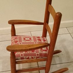 Small Wooden Rocking Chair