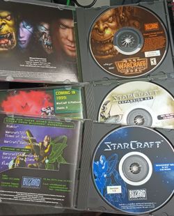Warcraft 3 & StarCraft+expansion PC