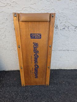 Roll-Over Creeper Vintage Wood Mechanic Creeper
