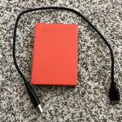 4TB MyPassport Hard Drive. USB port