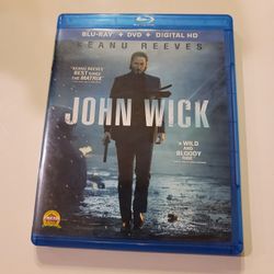 $5 BLU RAY , JOHN WICK   BLU RAY / DVD COMBO ONLY NO DIGITAL $5 OR TRADE FOR A MOVIE TITLE I DO NOT ALREADY OWN. 