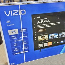 75 TV Vizio smart 4K HGTV $55 down on financing free delivery