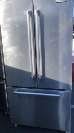 Kitchen Aid 3-Door Stainless Steel Refrigerator Fridge
