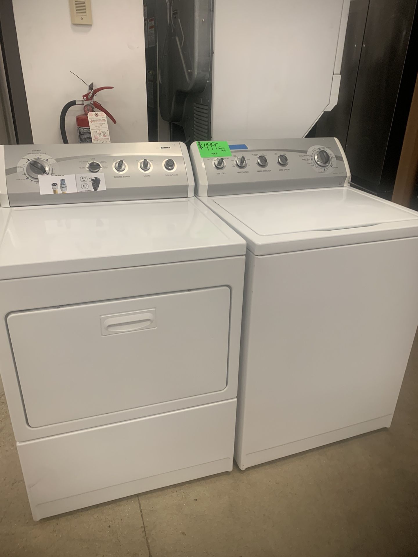 Kenmore Top Load Washer And Gas Dryer Set Working Perfectly 4 Months Warranty
