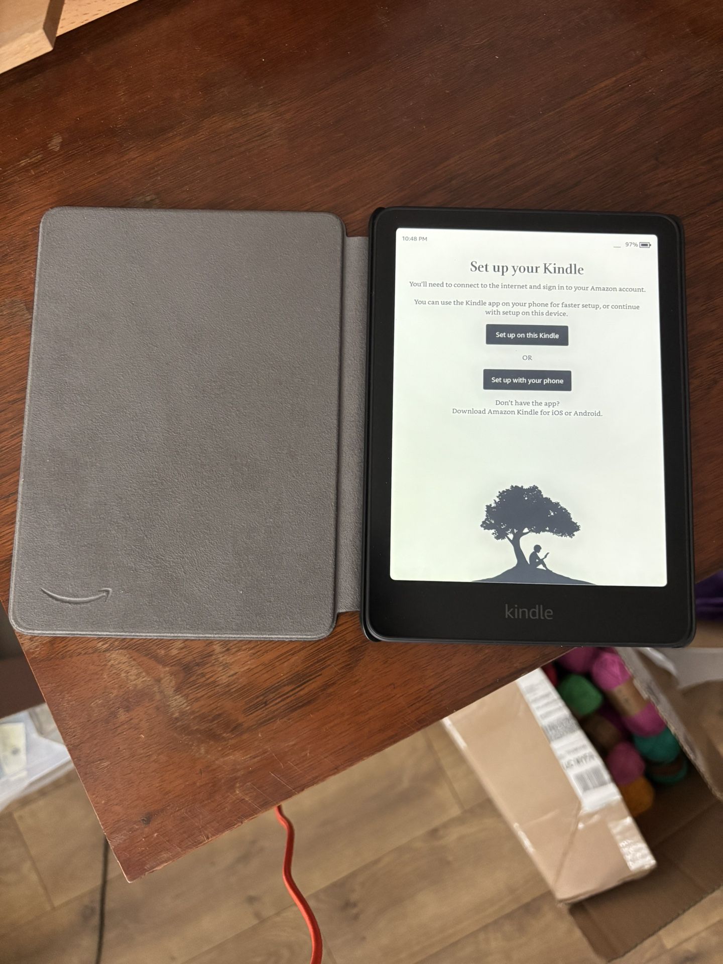 New Kindle Paperwhite with Case