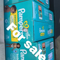 Pampers Diapers Size 5 And 3