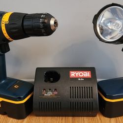Ryobi P206 Electric Drill + Charger 