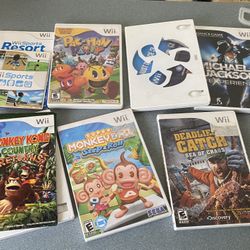 Wii Video Game Lot