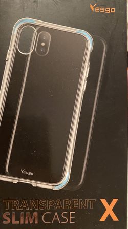 Transparent slim case for IPhone X