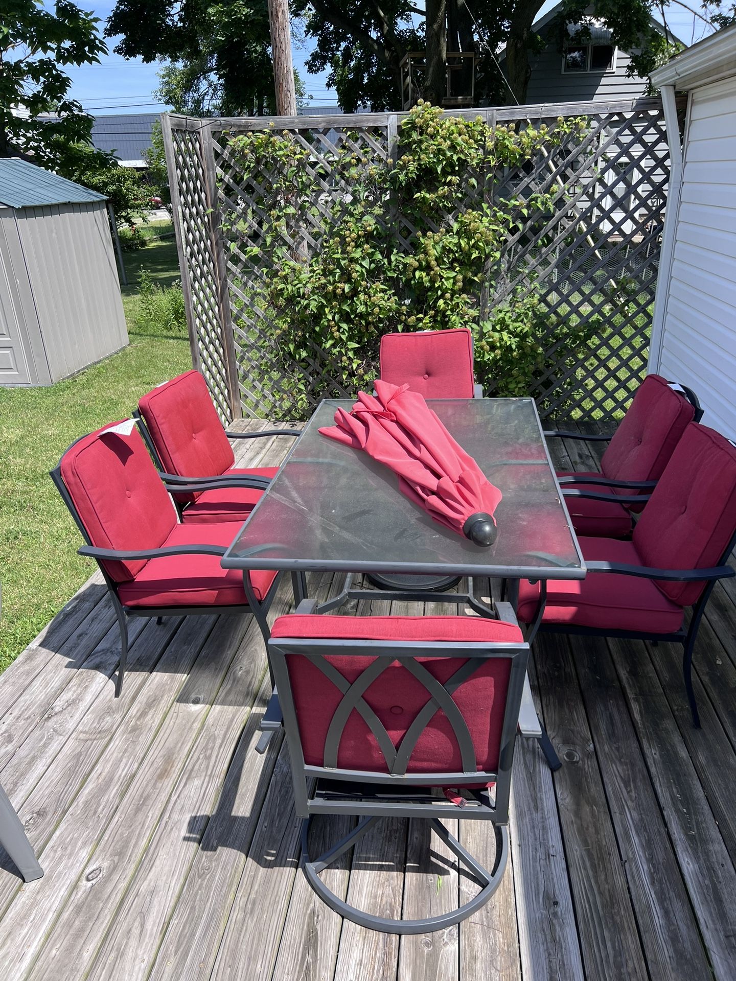 6 Chair patio Set