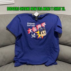 MLB New Era Shohei Ohtani Blue LA Japan Blue Mens T Shirt Size XL Read Description 