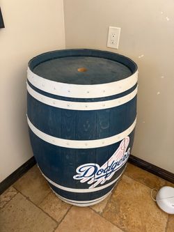 DODGERS wine barrel
