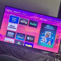 49inch TCL Roku smart TV