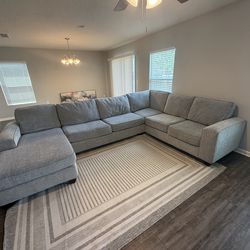 6 seater sectional