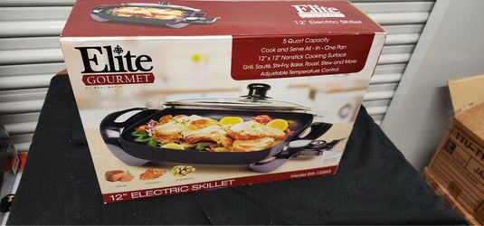 Elite Gourmet 12” Electric Skillet