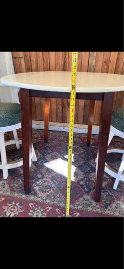 Wood bar high table