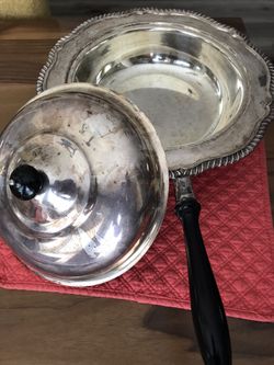 Webster Wilcox Silverplate Footed Covered Warming Buffet Server