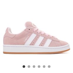 Kids Size 9K Adidas Pink And White campus