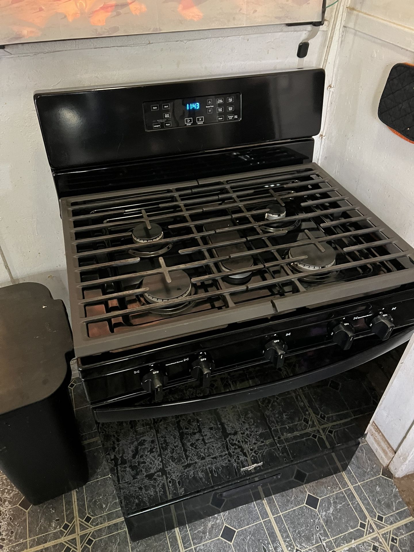 Whirlpool Refrigerator And Gas Range Oven Stove Top