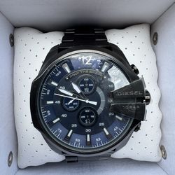 Men's Chronograph Mega Chief Gunmetal Ion-Plated Stainless Steel Bracelet Watch