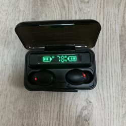 Black Bluetooth 5.0 Earbuds TWS Wireless Headphones Headset Stereo Samsung Android iPhone Earphone Gift