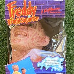 VINTAGE 1989 Freddy Krueger Rubber Head Fright Squirter Halloween
