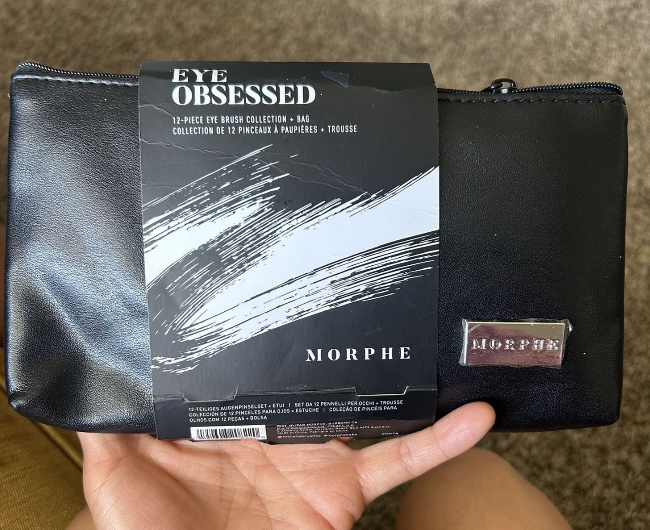 Morphe 12 Piece Eye Obsessed Brush Collection+bag