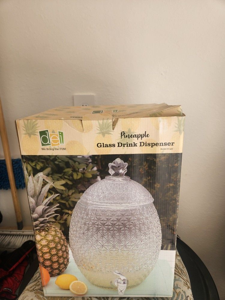 Glass Drink Dispenser 