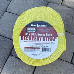 HAUL-MASTER 9000 lb Recovery Strap – 3” x 30’