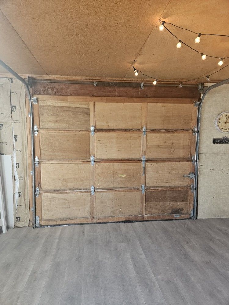 Wood Garage Door $150
