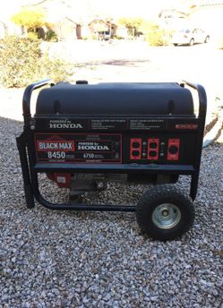 Honda Black Max Generator