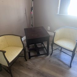 Antique Chairs & End Table - FREE