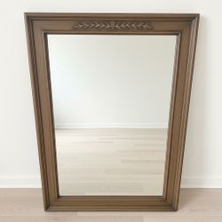 Vintage Wood Mirror